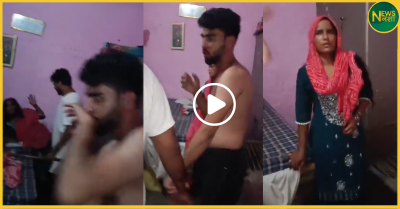 baghpat-husband-wife-lover-midnight-scandal-viral-video/