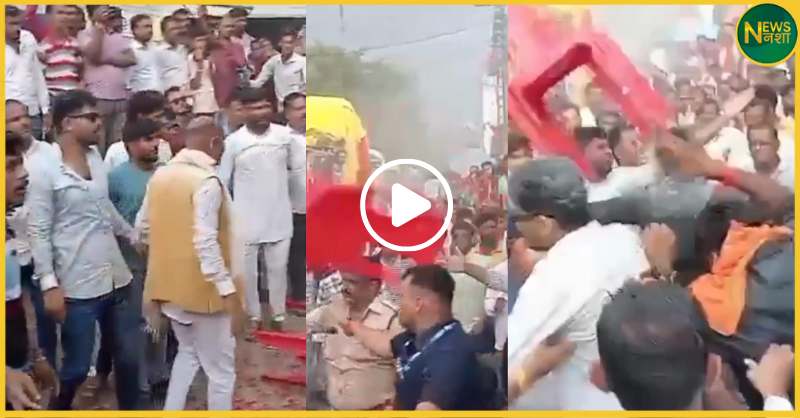 ujjain-congress-bjp-supporters-fight-chaos-chairs-thrown-video-viral