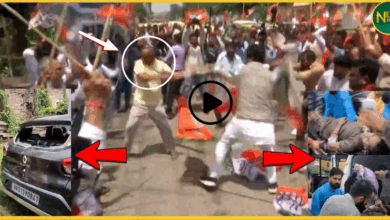 bjp-workers-attack-congress-office-in-patna-clashes-injured