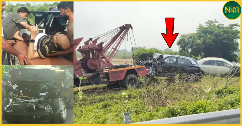 agra-acm-rajesh-jaiswal-road-accident-mainpuri-expressway/