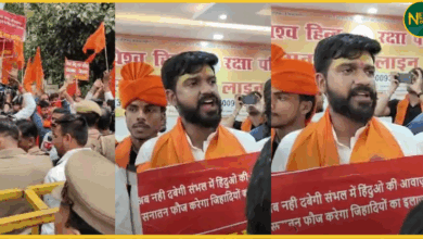 sambhal-bachao-yatra-vishwa-hindu-raksha-parishad-lucknow-police-stopped