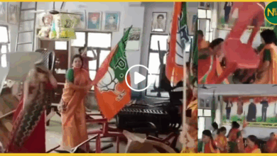 up-bjp-women-workers-vandalise-congress-office-over-modi-remarks