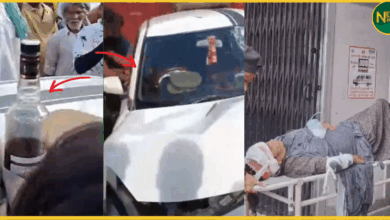 saharanpur-head-constable-car-accident-husband-dead-wife-critical