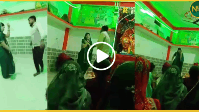 heart-attack-during-garba-dance-woman-dies-khargone-viral-video