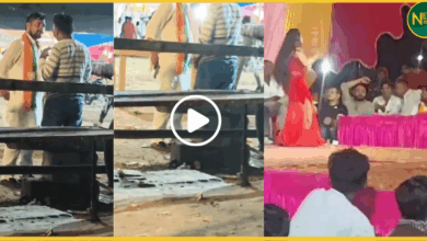 kanpur-ramleela-bjp-leader-amitesh-shukla-pistol-threat-video-viral