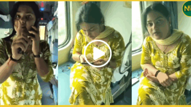 bihar-viral-video-woman-travels-in-train-ac-coach-without-ticket-argues-with-tte